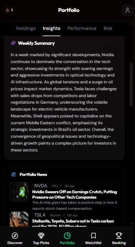 AI in finance - intelligent stock analysis and investment ideas powered by artificial intelligence